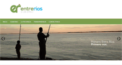 Desktop Screenshot of entrerios.gov.ar